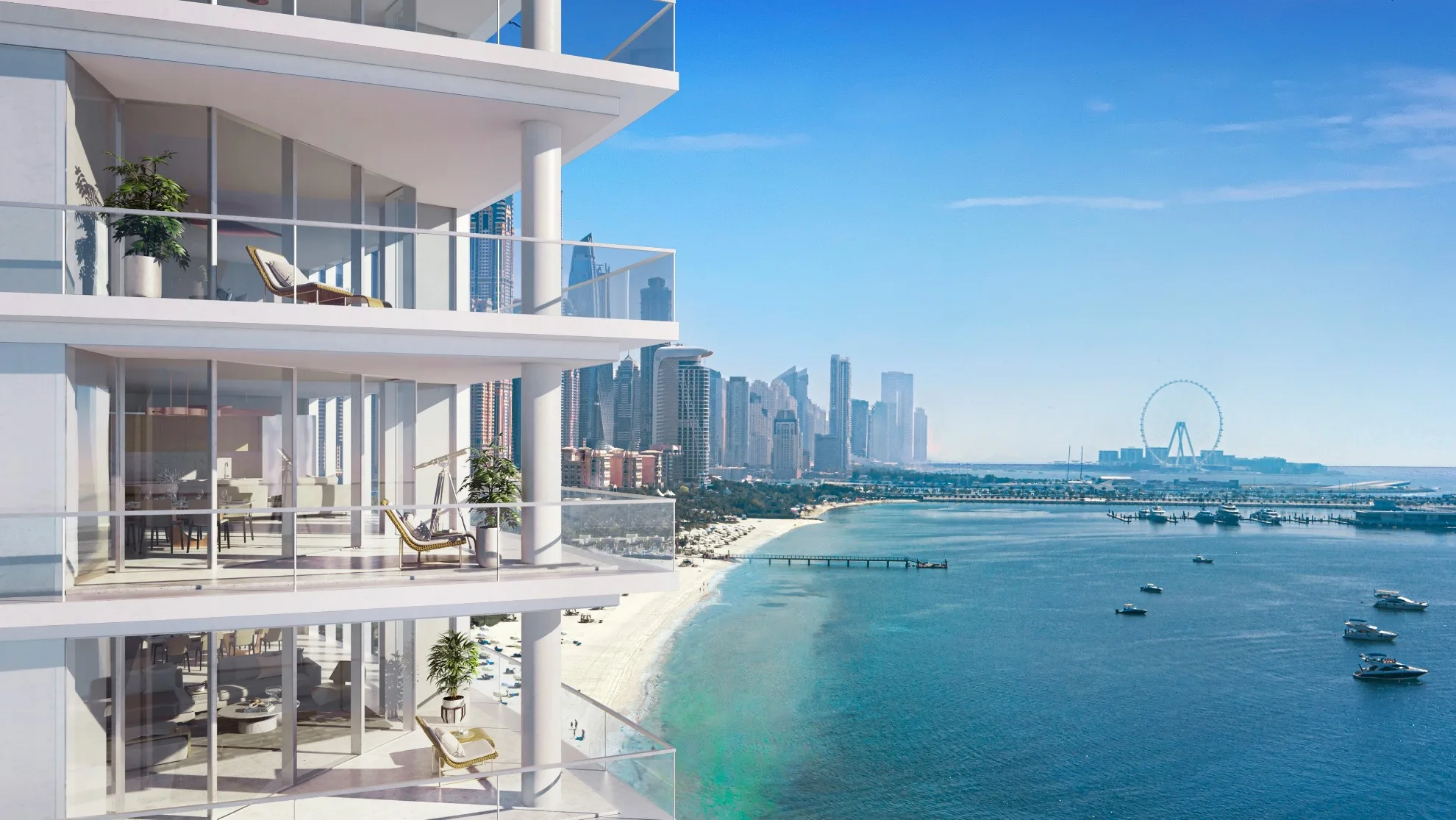 Lunaya Terraces with layered balconies and integrated planting
